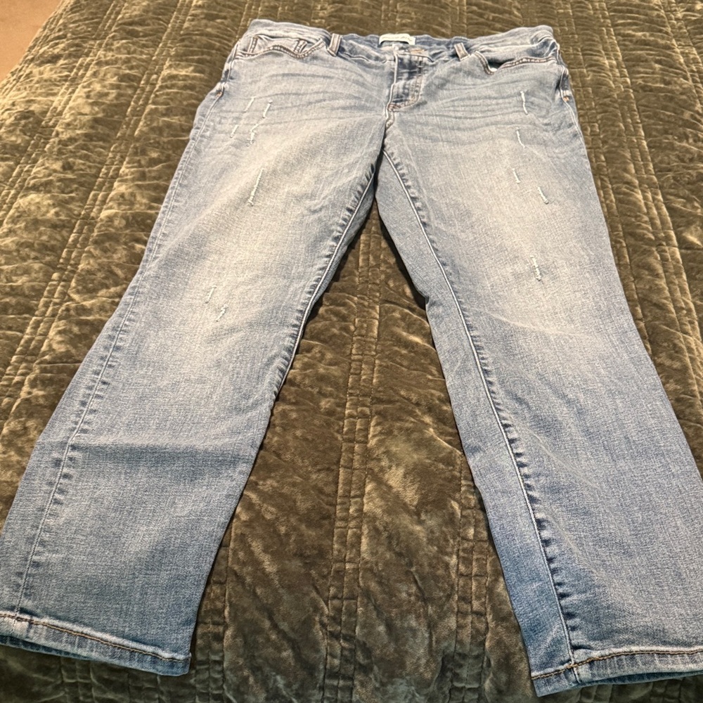 Classic Light Blue Straight Leg Women's Jeans